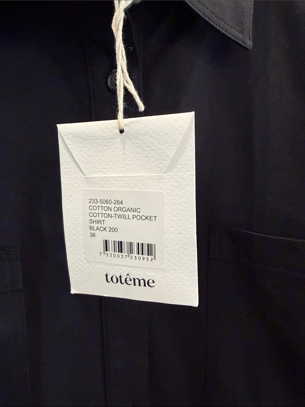 TOTEME - Cotton Twill Shirt W/pockets - Picture 7 of 11
